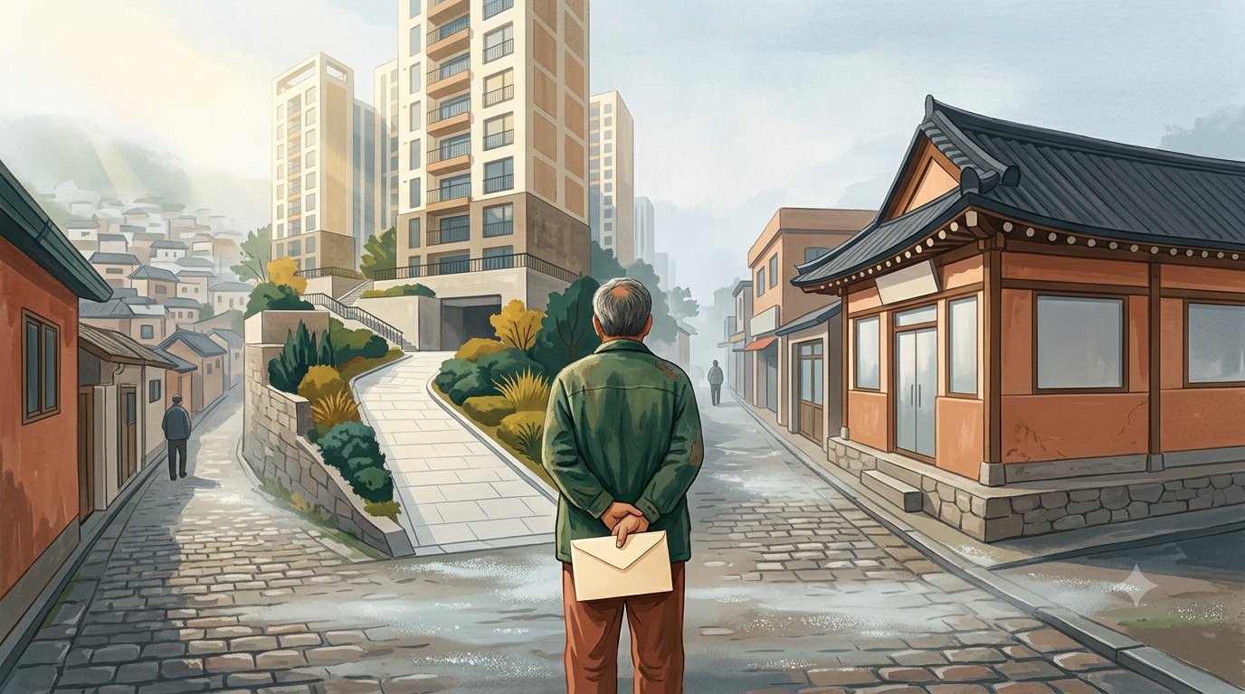 분양을 받을지, 현금으로 정리할지 갈리는 갈림길