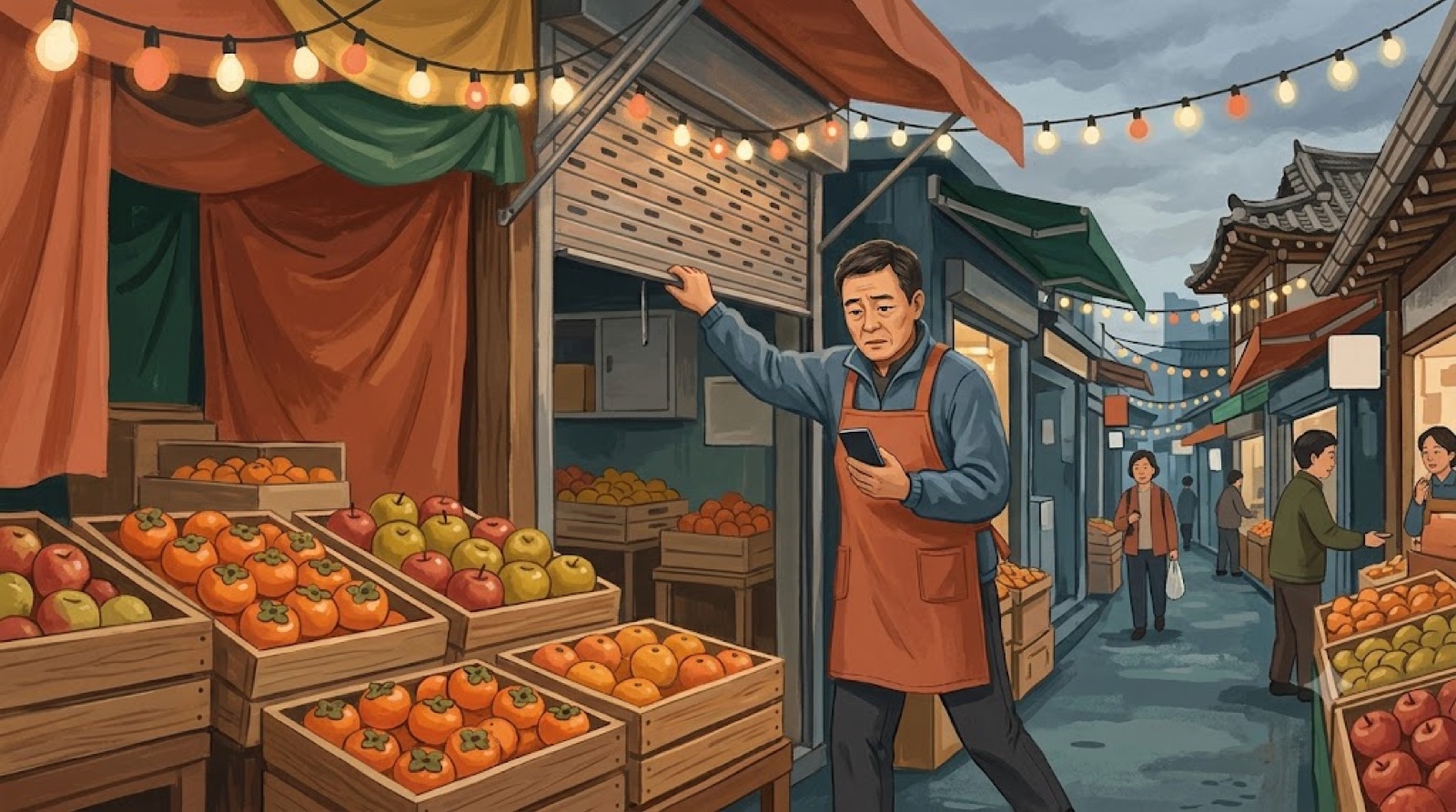 문 닫는 가게 — 가산세는 하루씩 붙습니다
